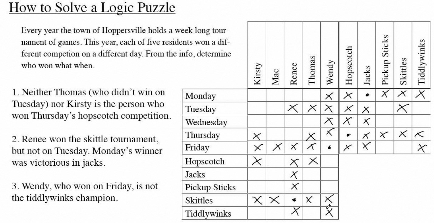 Printable Logic Puzzles for Adults: Test Your Skills插图1