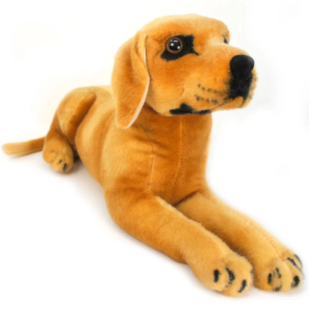 Soft plush dog toy, perfect for comfort and play