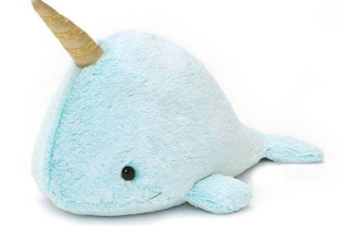 Soft narwhal plush