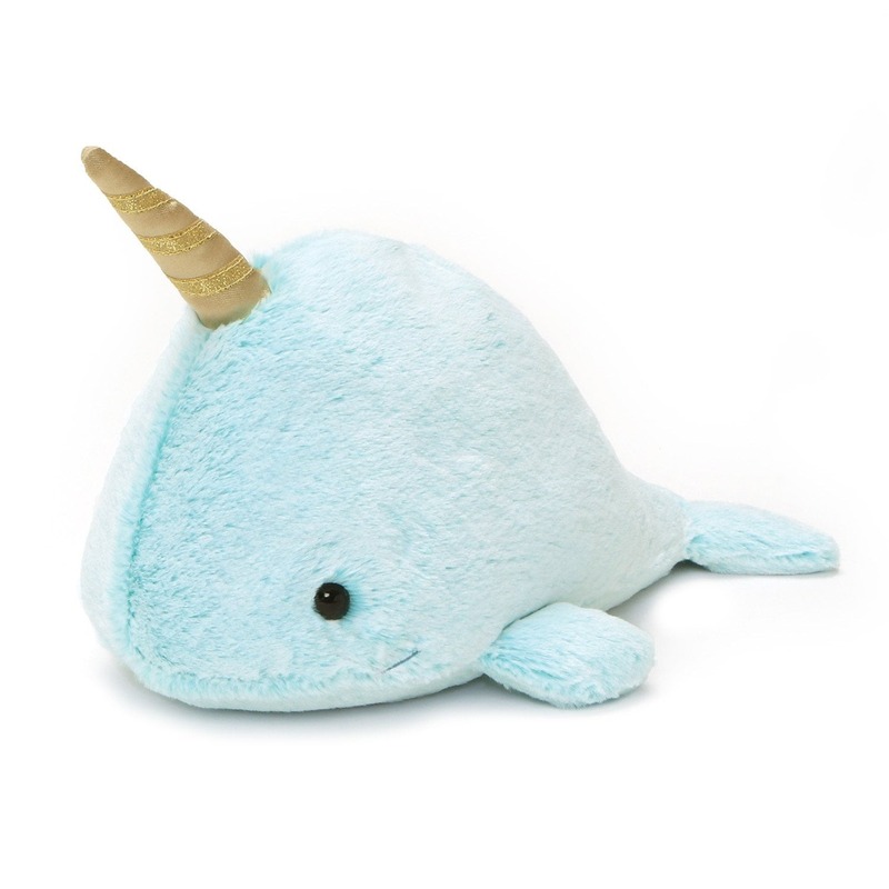 Soft narwhal plush