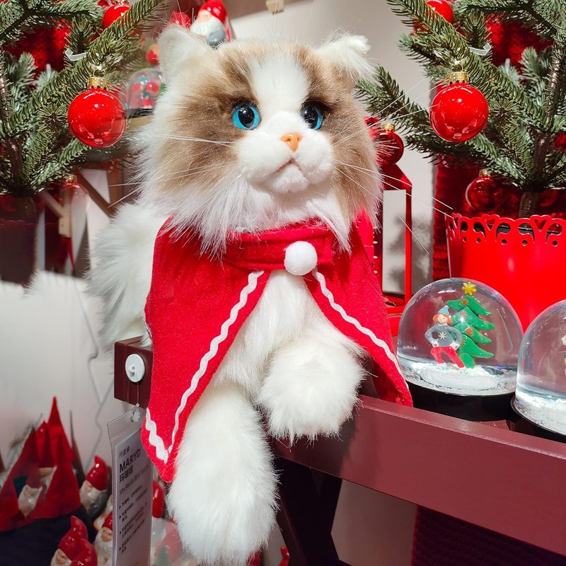 Holiday cat plush toys