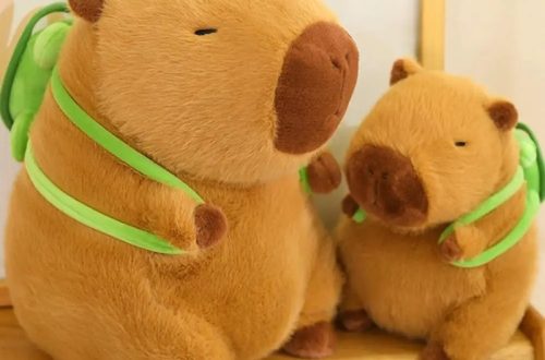 Soft capybara toy