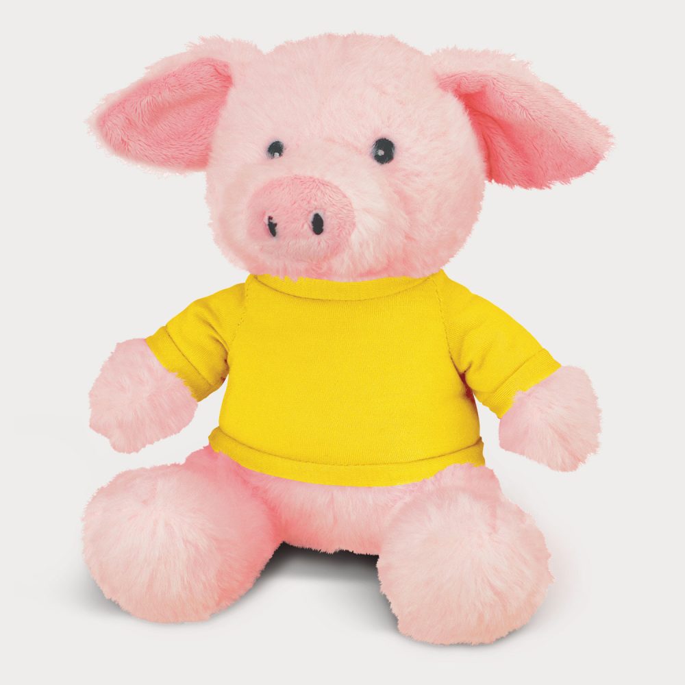 Cute plush pig