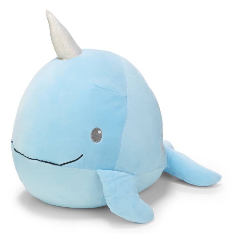 Soft narwhal plush