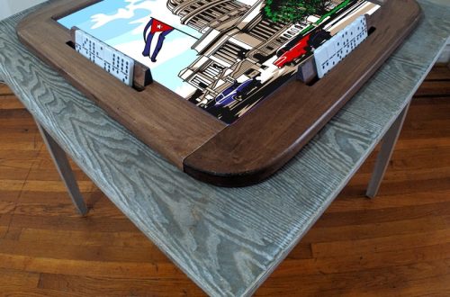 Dominoes table