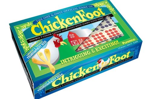 Chickenfoot dominoes