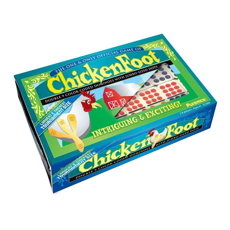 Chickenfoot dominoes