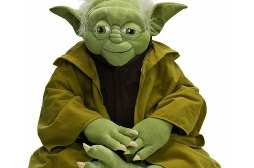 Yoda plush toy