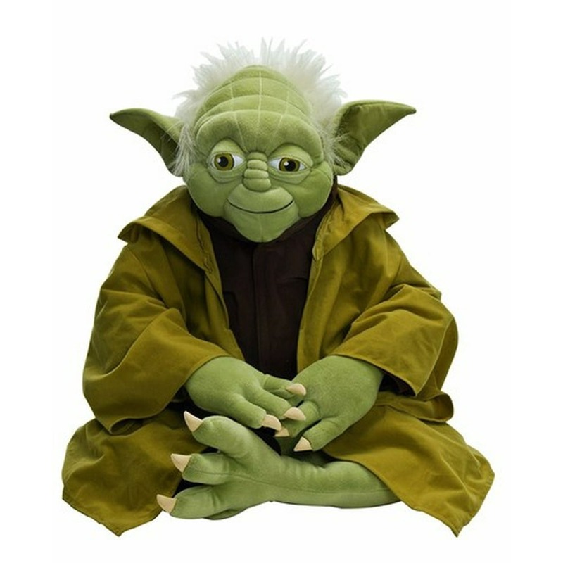 Yoda plush toy